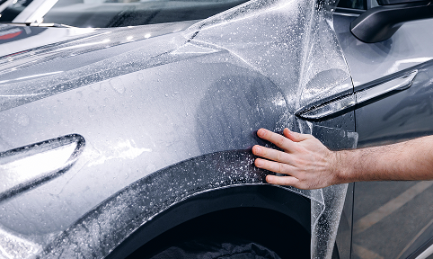 Paint protection film (clear bra) installation